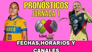 JORNADA 1 LIGA MX FEMENIL CLAUSURA 2025, FECHAS HORARIOS Y CANALES