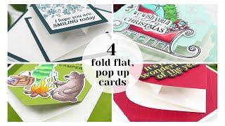 Fold Flat, Pop Up: 4 Card Ideas To Try!