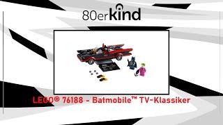 Es wird gebaut: LEGO® 76188 - Batmobile™ aus dem TV-Klassiker