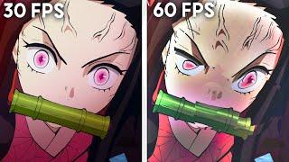 Anime in 60 FPS 4K  is TERRIBLE!