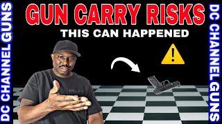 (#GUN #NEWS) Carry Risks Man Gun Falls Out of Holster Shopping 