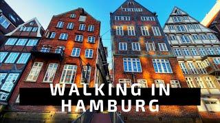 Walking Germany . Walking Hamburg. Walk through the historic part of Hamburg. Deichstraße