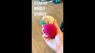 Cleaning Makeup Sponges #shorts