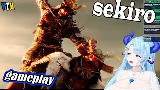 Milky Gameplay Sekiro: Shadows Die Twice | first boss