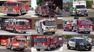 Fire Trucks Police & EMS Responding Compilation 2024 #6: May 2024 Recordings