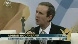 Interviu Adrian Bocaneanu - Speranta Tv - Atlanta 2010