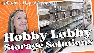 Hobby Lobby Storage Solutions || Shop With Me