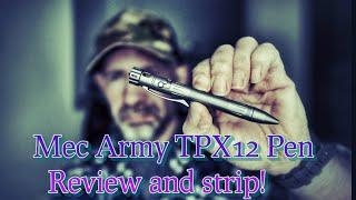 Mec Army TPX12 Tactical Bolt Action Fidget Pen! The Perfect EDC Addition?