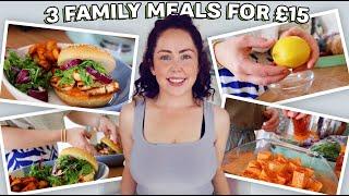 12 MEALS FOR £15 FROM ALDI | 3 For Under £15 Series Part 4 Budget Family Friendly Recipes July 2023