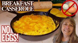 Sausage & Cheese Breakfast Casserole -Gluten & Egg Free -Real Southern Grits - The Hillbilly Kitchen