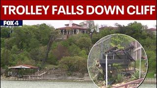 Mother, two daughters among 4 injured when Eagle Mountain Lake trolley fell 25 feet