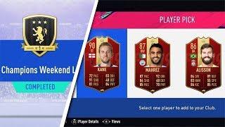 MY GOLD 1 FUT CHAMPIONS REWARDS! INSANE RED PLAYER PICKS! #FIFA19 ULTIMATE TEAM