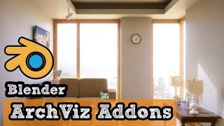 Blender Addons for Architectural Visualization (ArchViz)