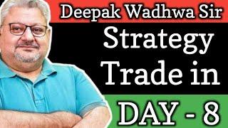 Deepak Wadhwa Sir Options Strategy Trade Day - 8 @DeepakWadhwa.OFFICIAL @TraderDeepa
