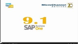 SAP Business One 9.1 New Features by FUJIFILM  MicroChannel Services