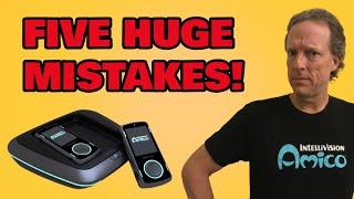 Intellivision Amico - 5 HUGE MISTAKES! - Brett Weiss