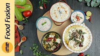 5 Amazing Raita Recipes By Food Fusion (Ramazan Special Recipes)