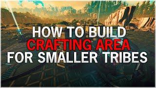 HowToBuild #26 Crafting Area for Smaller Tribes! 2021 | ARK: Survival Evolved