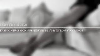 Soni Panda 260K Review | Fashion4Passion Suspender Belt & Nylon Stockings