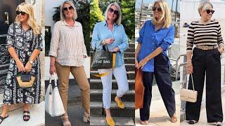 Comfortable Timeless Looks for All Elegant Ladies Over 40, 50-60-70