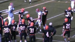 Divine Child QB Marty Mitchell completes pass to Kyle Sampson vs. Brother Rice