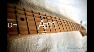 Blues Guitar Backing Track in Am