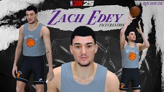 Zach Edey Face Creation NBA 2K25