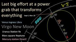 Astrology Aug 27-Sep 2 2024 -Venus into Libra -Mercury Direct - Pluto ingress Cap - Virgo New Moon +