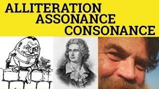  Assonance Consonance Alliteration - Meaning and Examples of Assonance Consonance Alliteration