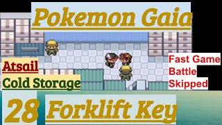 Pokemon Gaia Part 28 Forklift Key! PokeFan In Atsail Cold Storage