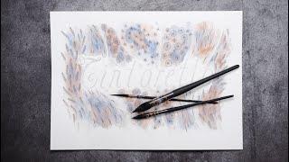 [Watercolor] Tintoretto or Escoda ??? Mop brush review Zentagle-ish