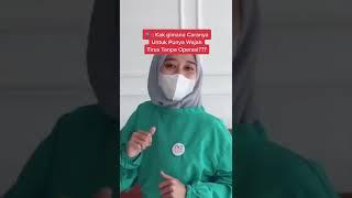 kak gimana cara nya untuk punya wajah tirus tanpa operasi