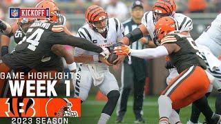 Cincinatti Bengals vs. Cleveland Browns | 2023 Week 1 Game Highlights