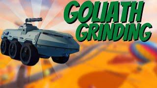 GRINDING WITH THE GOLIATH! | Roblox Jailbreak