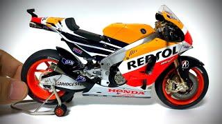 Build Repsol Honda RC213V - Tamiya 1/12 scale plamodel