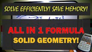 ALL IN 1 SOLID GEOMETRY FORMULA!