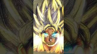 [ASMR]GokuDrawing form DRAGON BALL(sketchbook) #shorts #satisfying #anime