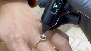 Testing Customer’s Diamond Ring 