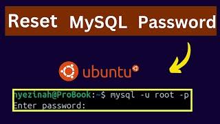 How to Reset MySQL Root Password on Ubuntu Server