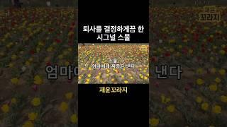 42살 퇴사 시그널 스물 #엄마 #짜증 #스트레스
