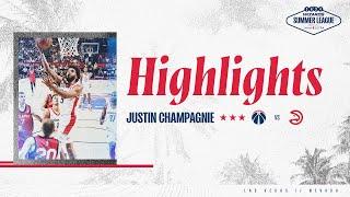 Highlights: Justin Champagnie scores 18 in win over Hawks at NBA 2K25 Summer League  | 07/12/24