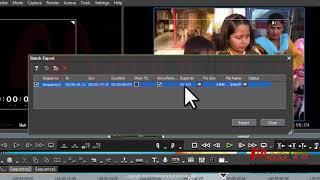 edius me video export kaise kare batch export (EDIUS ME EK SATH RENDER LAGANA SIKHEY)