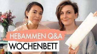 DAS PASSIERT IM WOCHENBETT - EURE FRAGEN! | HEBAMMEN Q&A TEIL II