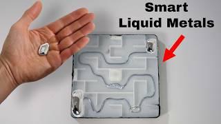 How This Autonomous Liquid Metal Finds Its Way Through Mazes