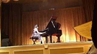 Kathy Liu played in a piano concert at Boynton Beach, FL