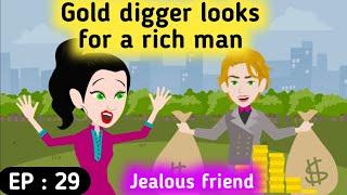 Jealous friend part 29 | English story | English animation | Animated story | English life stories