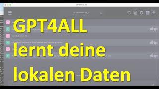 GPT4All versteht deine Daten - SelfLearning