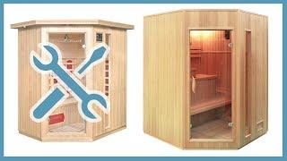 Sauna zum selber bauen (Aufbau und Montage der Relax-XL, Redsun-XL-BIG und weitere Saunen)