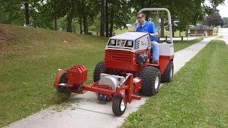 How To Edge Sidewalks - Fast and Easy with Ventrac