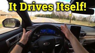 The 2020 Ford Explorer Practically Drives and Parks Itself! | Ford Co-Pilot360 & Safety Demo